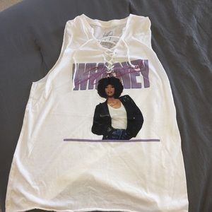 WHITNEY HOUSTON TANK TOP SIZE SMALL